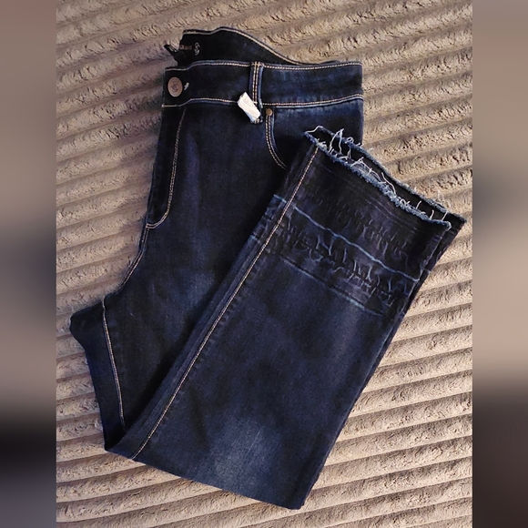 Susan Graver Denim - Susan Graver (14) Dark Blue Women Jeans